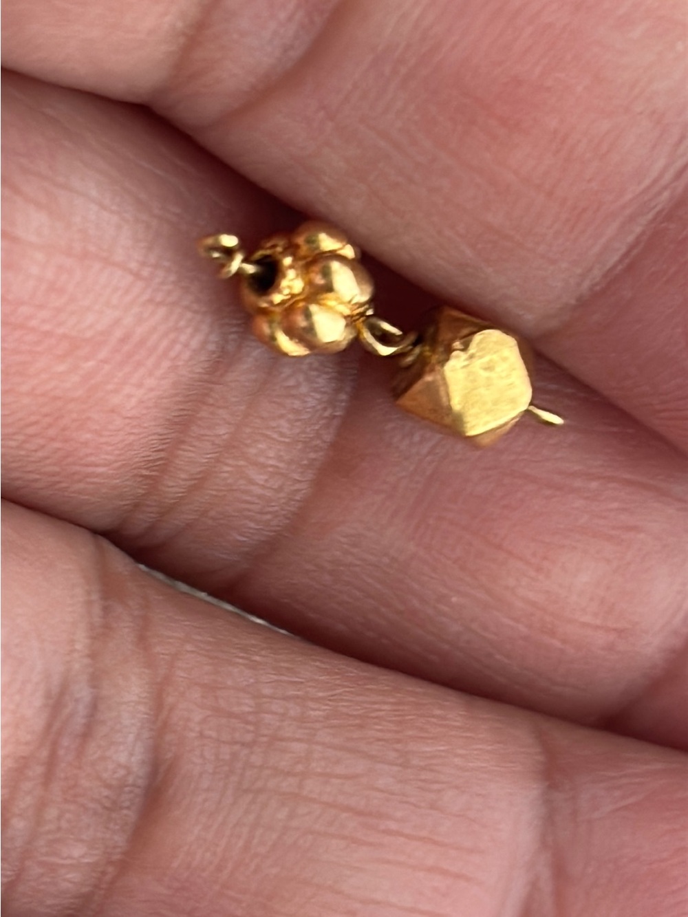 18k Gold Bead Findings for Jewelry Making - Picture 3 of 16